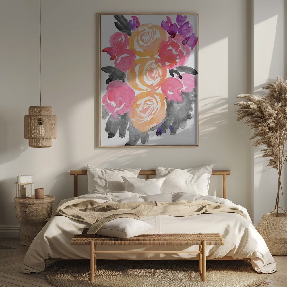 Olympe florals I Poster