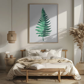 Watercolor fern Poster