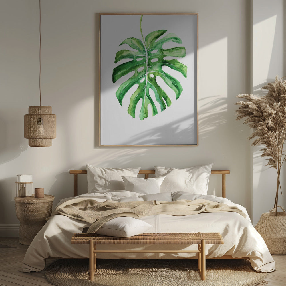 Monstera Leaf Poster