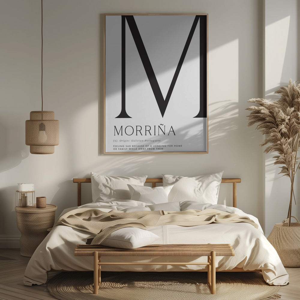 Morriña definition Poster