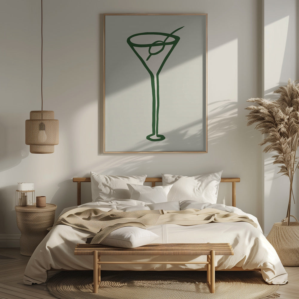 Cocktail Green Poster