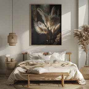 Pampas Grass In Sunlight Poster