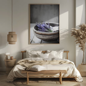 Lavender In Bowl Poster