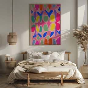 Pastel Neon  Pattern Poster