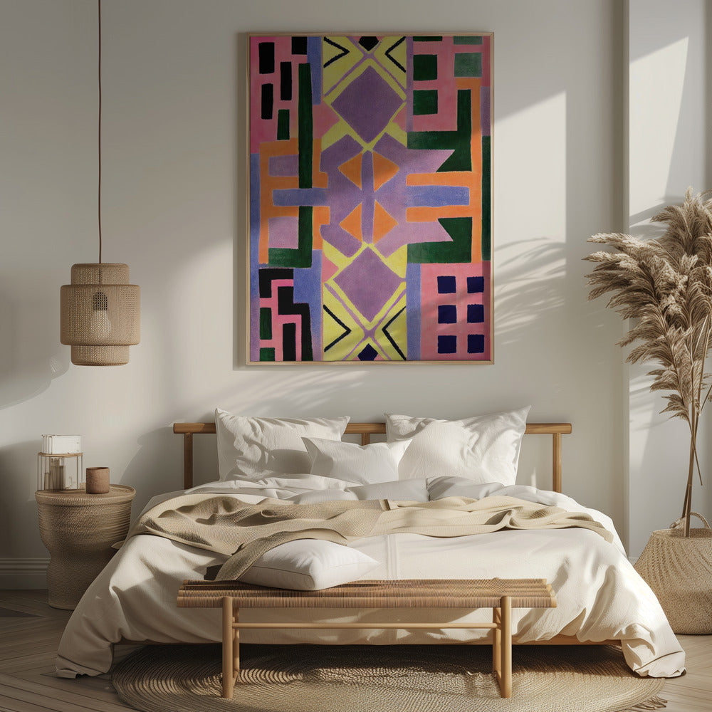 Peru Rug Pattern Poster