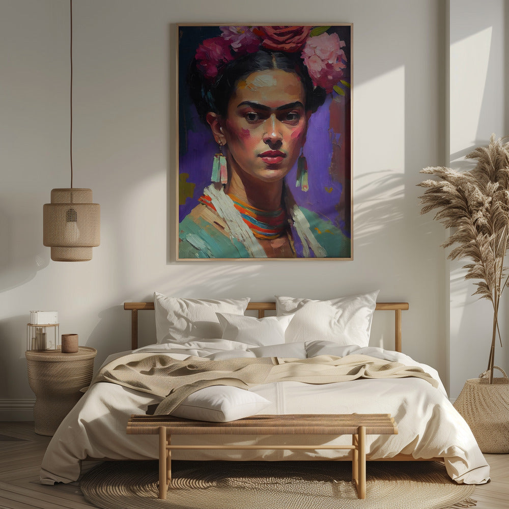 Portrait Of Frida Poster