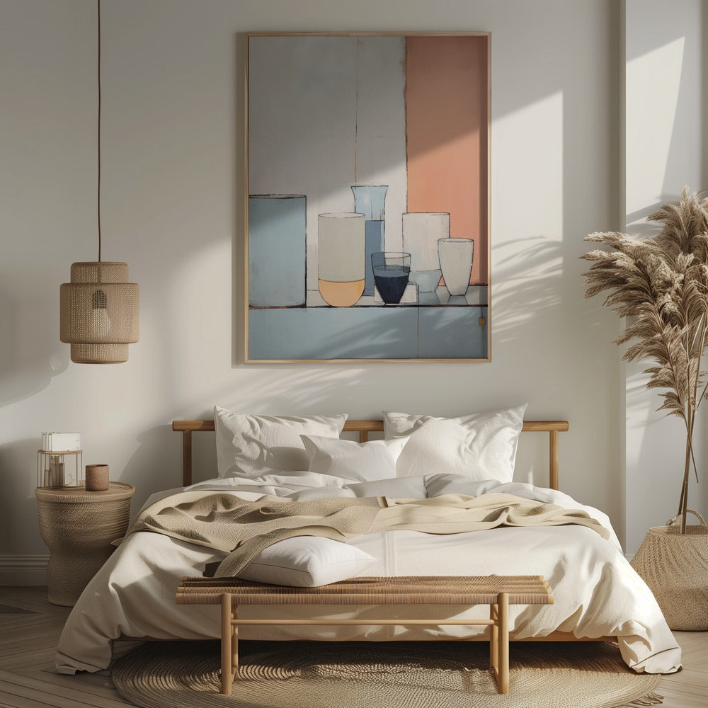 Pastel Still Life Poster