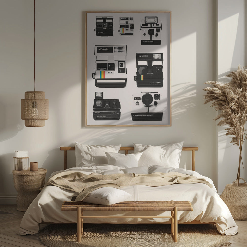 Instant Camera Collection Poster