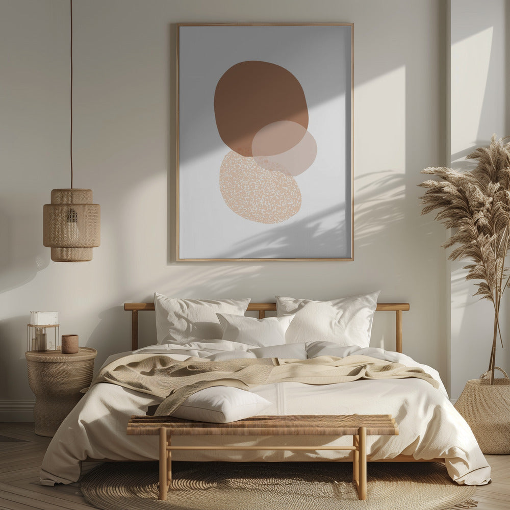 Abstract Circle Painting Poster