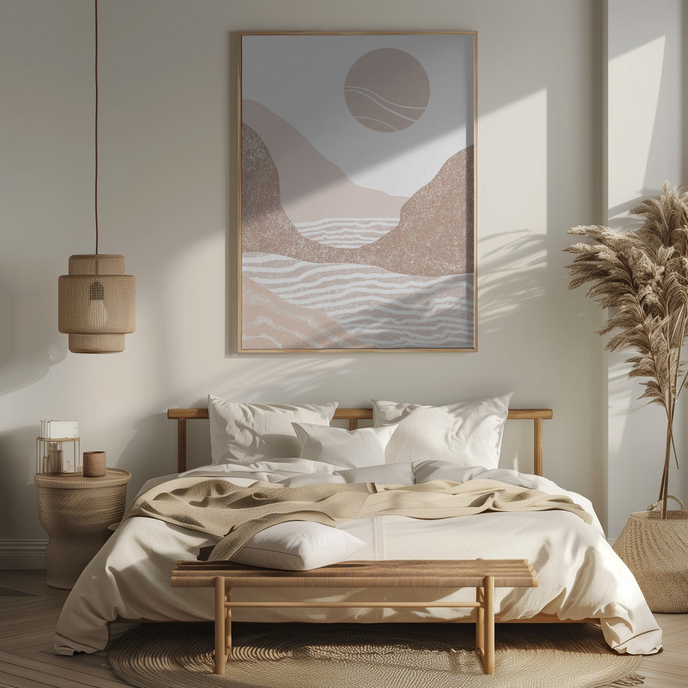 Sunset Seascape Art Poster