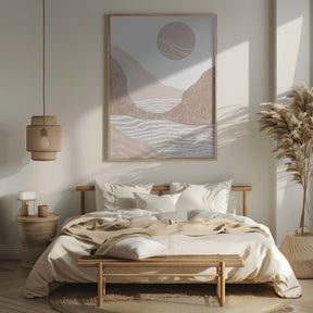 Sunset Seascape Art Poster