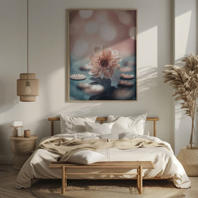 Coral Blossom Poster