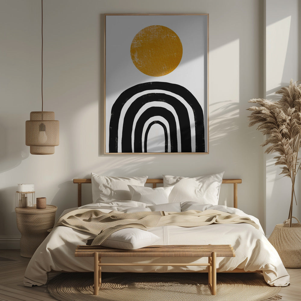 Arch Line Art Poster