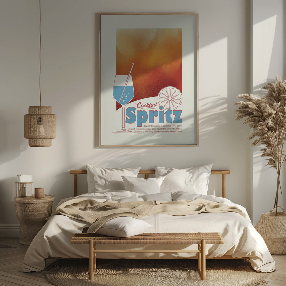 Aperol Spritz print Poster