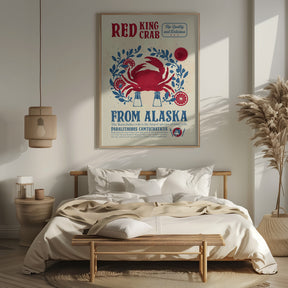 Crab kitchen print Poster