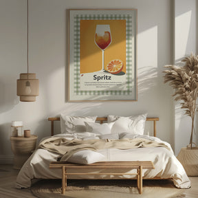 Spritz retro print Poster