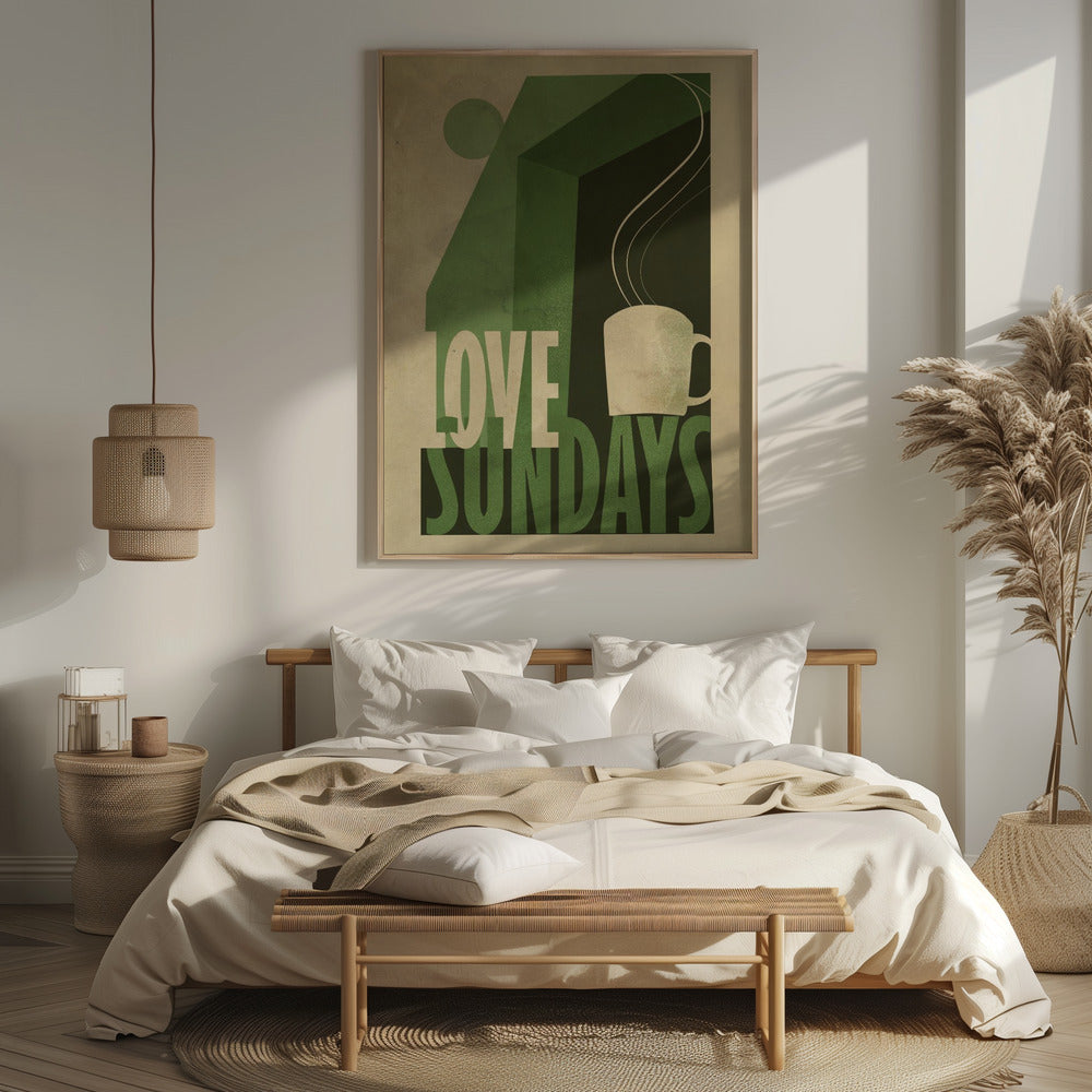 Love Sunday print Poster