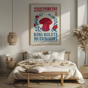 Porcini kitchen print Poster