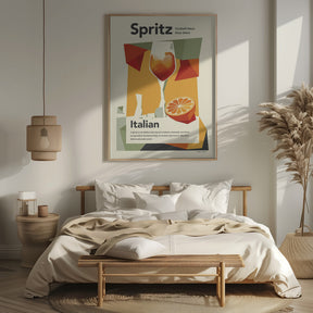 Aperol spritz print Poster