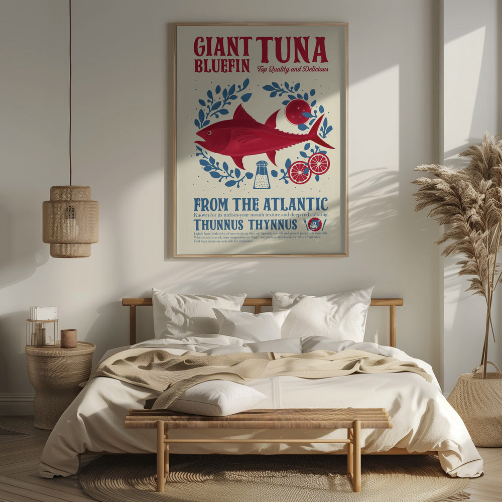 Tuna kitchen print Poster