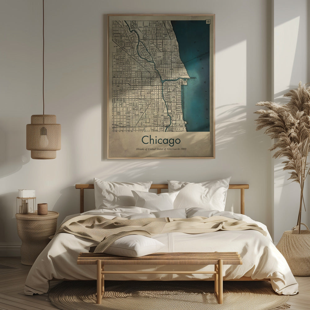 Chicago map Poster