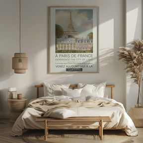 Paris retro print Poster