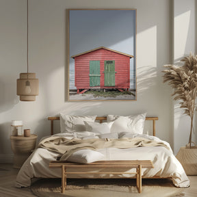 Red Hut Poster