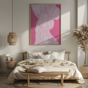 Fibers No 1 (Pink) Poster