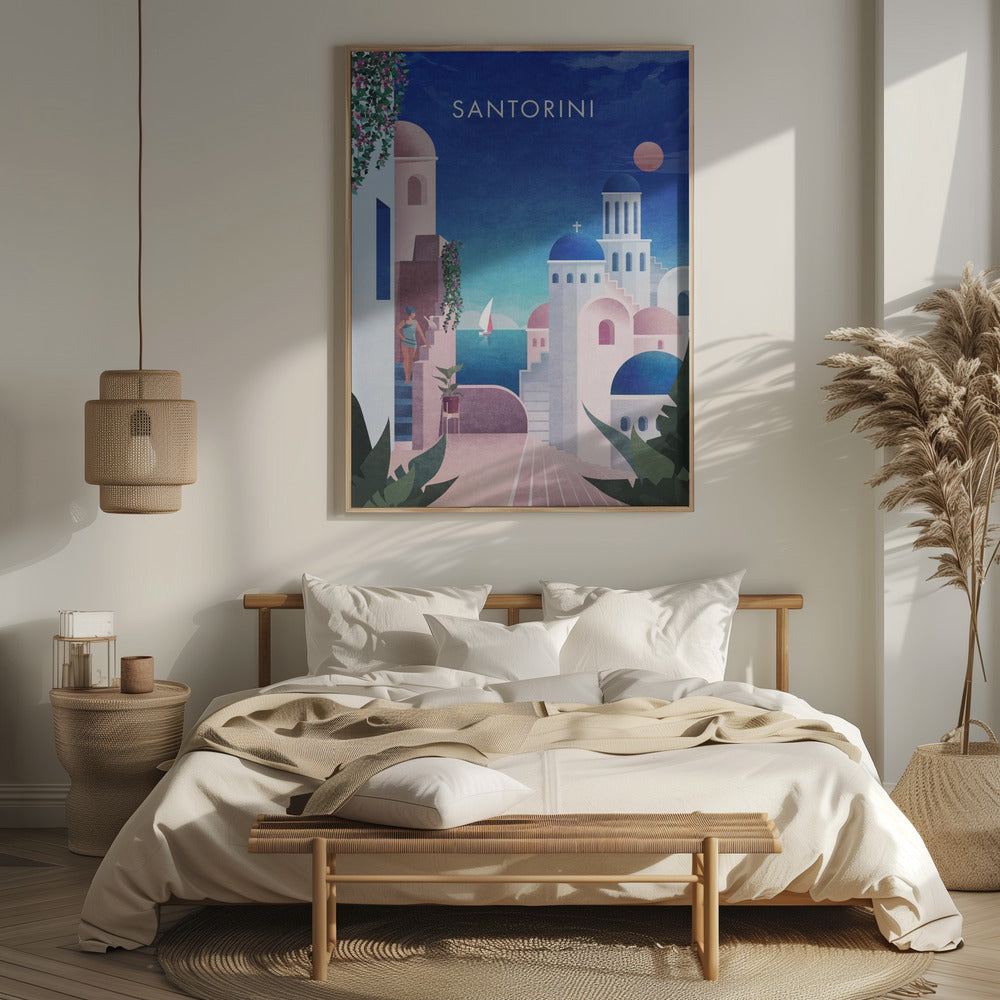 Santorini Text.png Poster