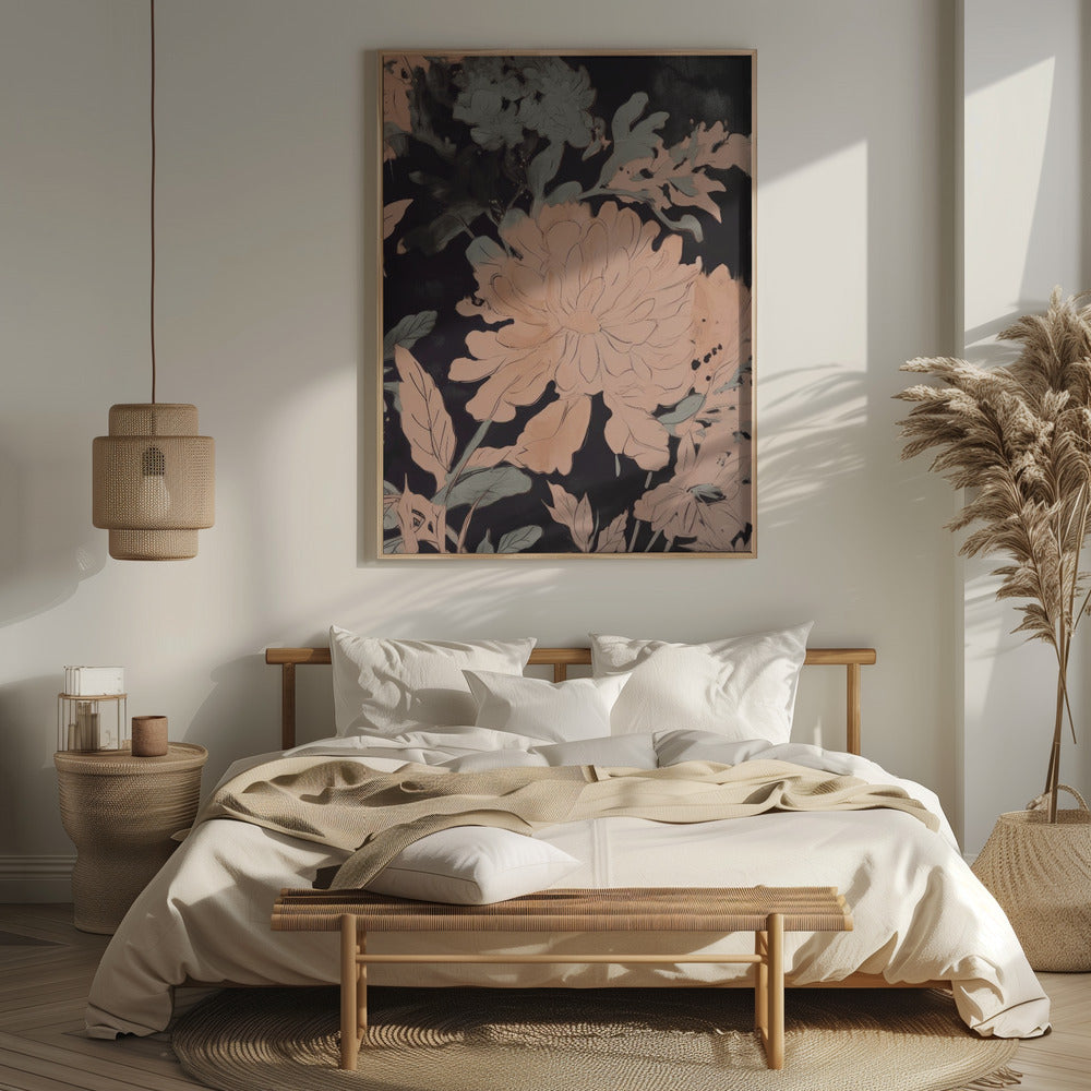 Wild Peony Poster