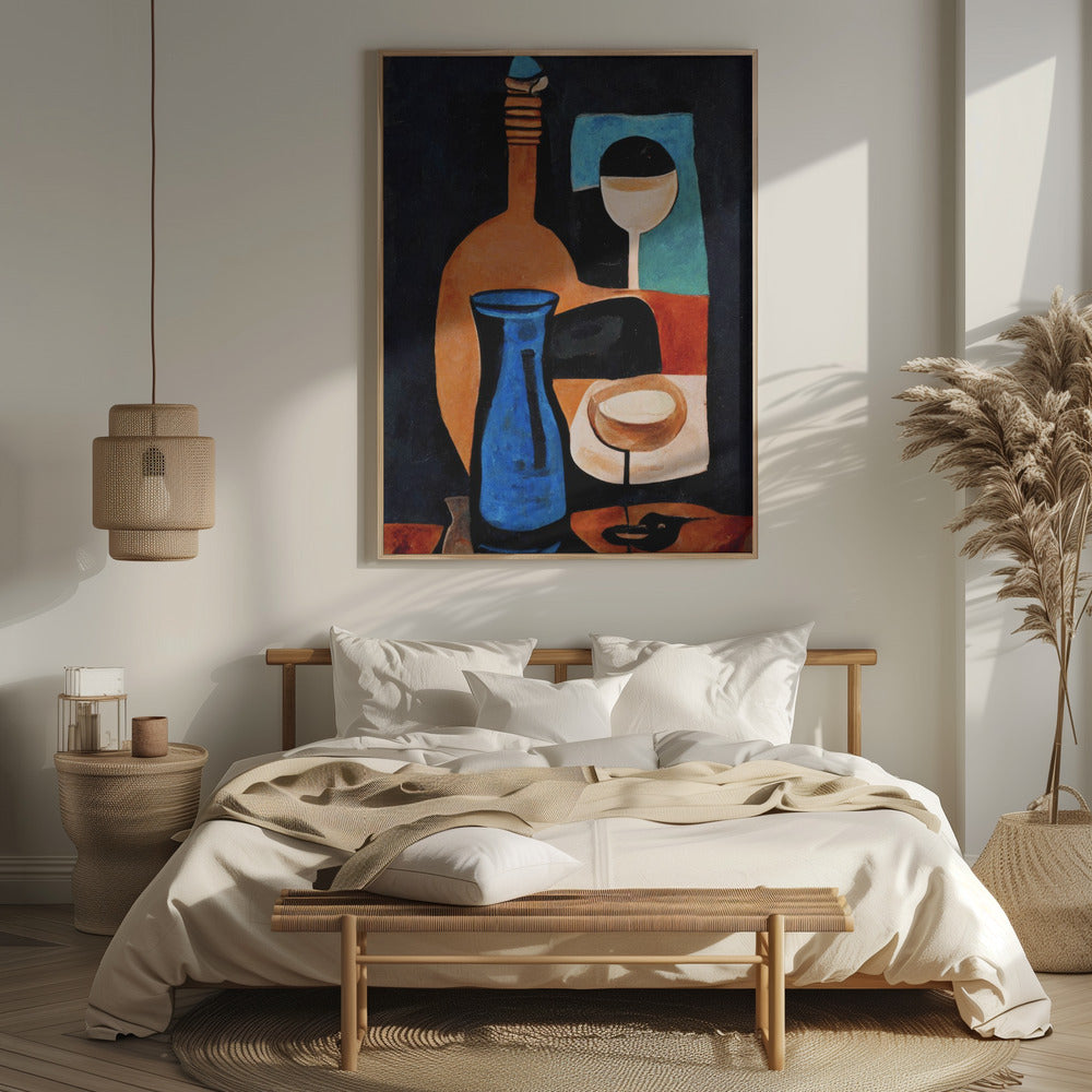 Still Life With Wine Poster