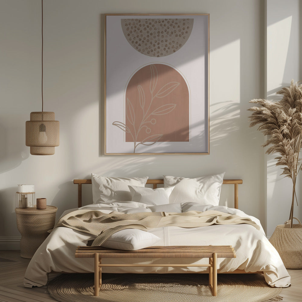 Boho Beige 2 Poster