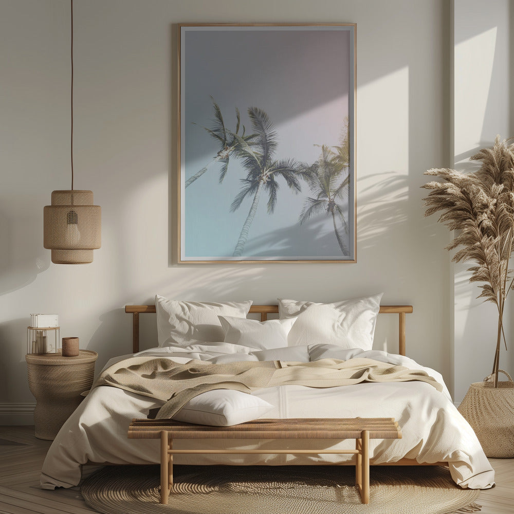 Pastel Palms Poster