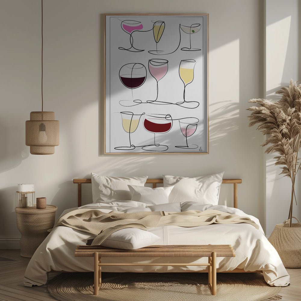 Wine & Drinks Poster