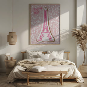 Eiffel tower iced gingerbread cookie Poster