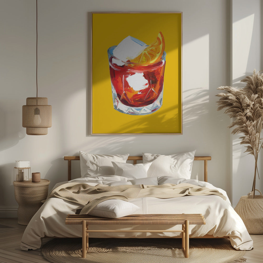 Negroni Sunshine Yellow Poster