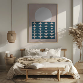 Geometrical Seascape Poster