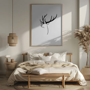 The deer Poster