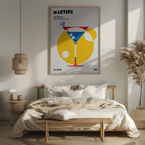 Martini Bauhaus Cocktail Poster