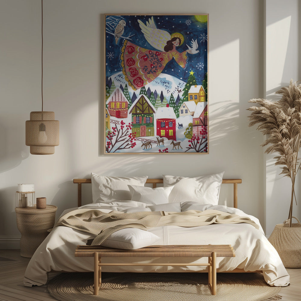 Angel of Peace Portrait Poster