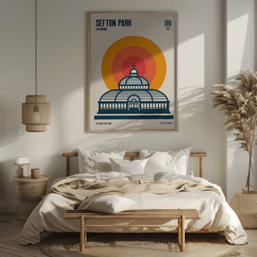 Sefton Park Palm House Travel Print Poster