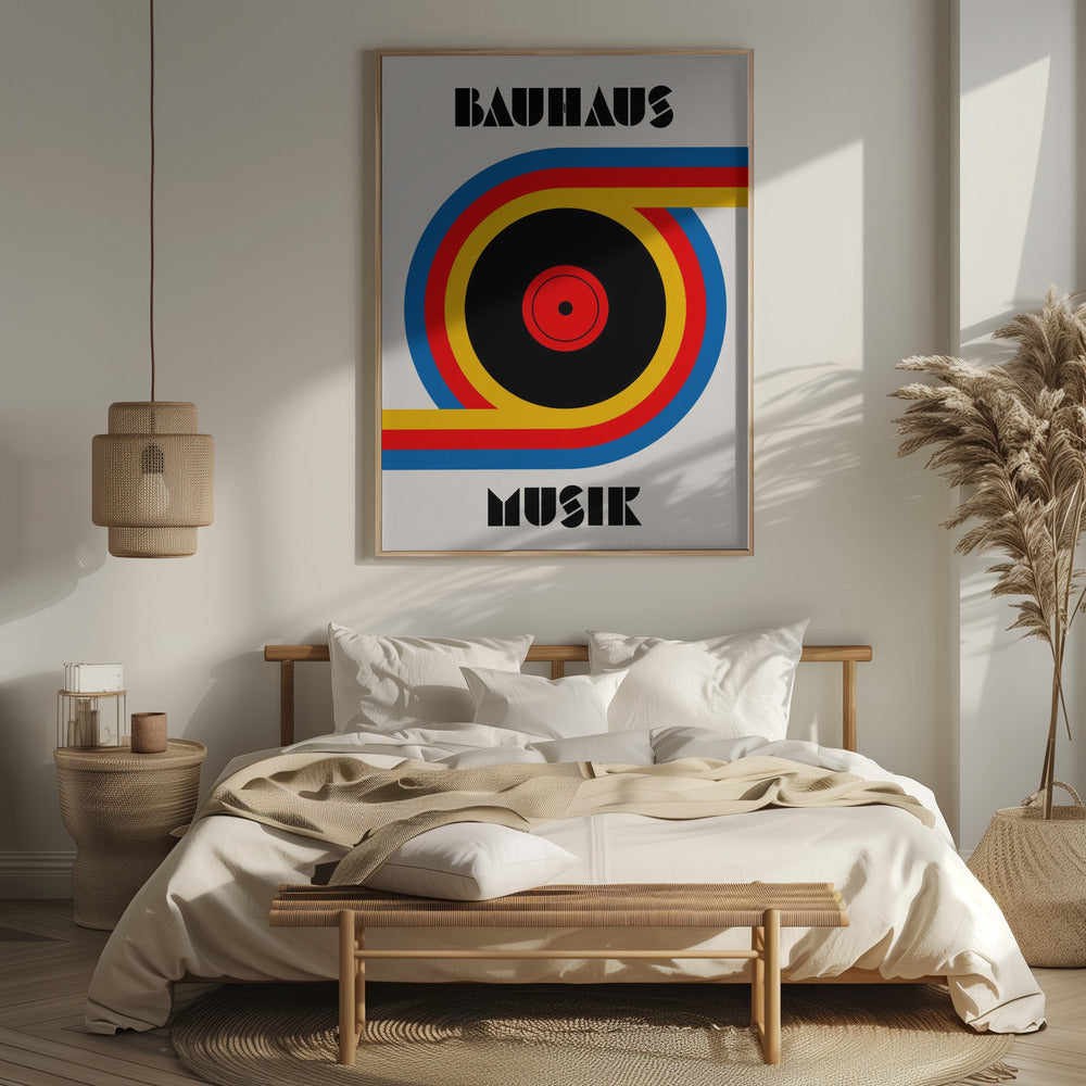 Bauhaus Musik Vinyl Poster