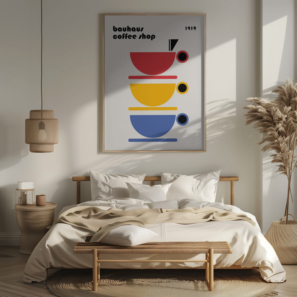 Bauhaus Coffee Minimalist Poster