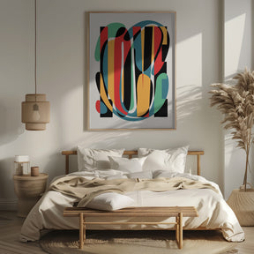 Love Abstract Design Poster