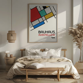 Bauhaus Geometric Design Retro Poster