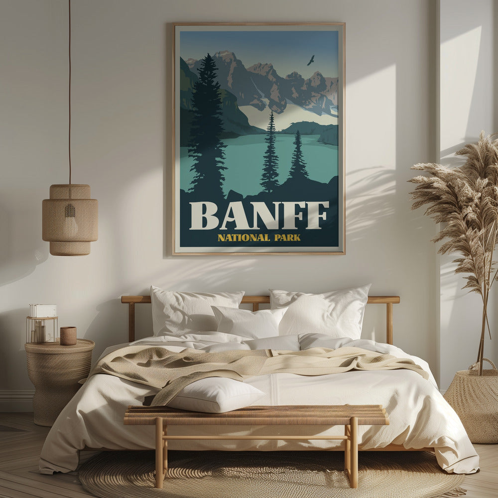 Banff National Park Travel Print Poster