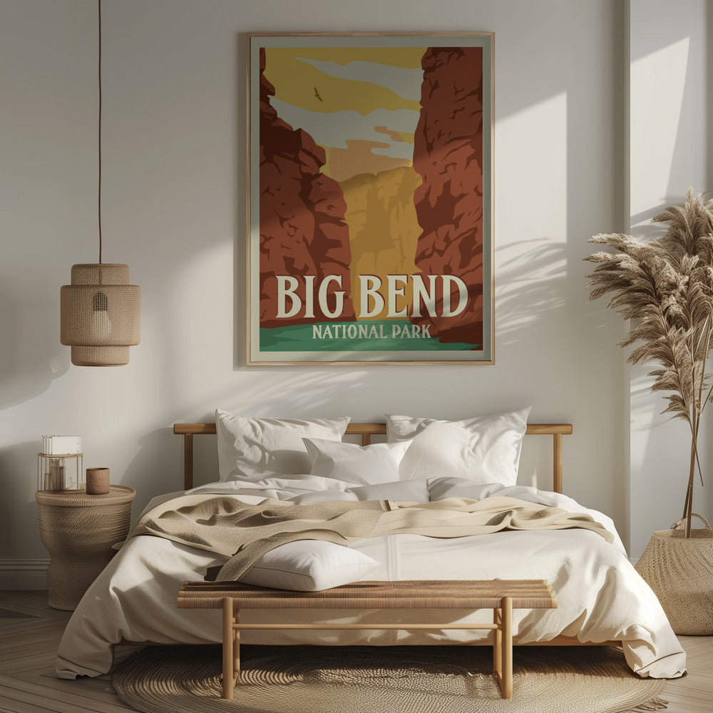 Big Bend National Park Travel Print Poster