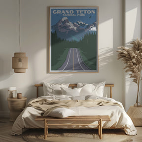 Grand Teton National Park Travel Print Poster