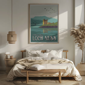 Loch Ness Travel Print Poster