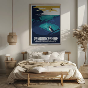 Pembrokeshire Travel Print Poster